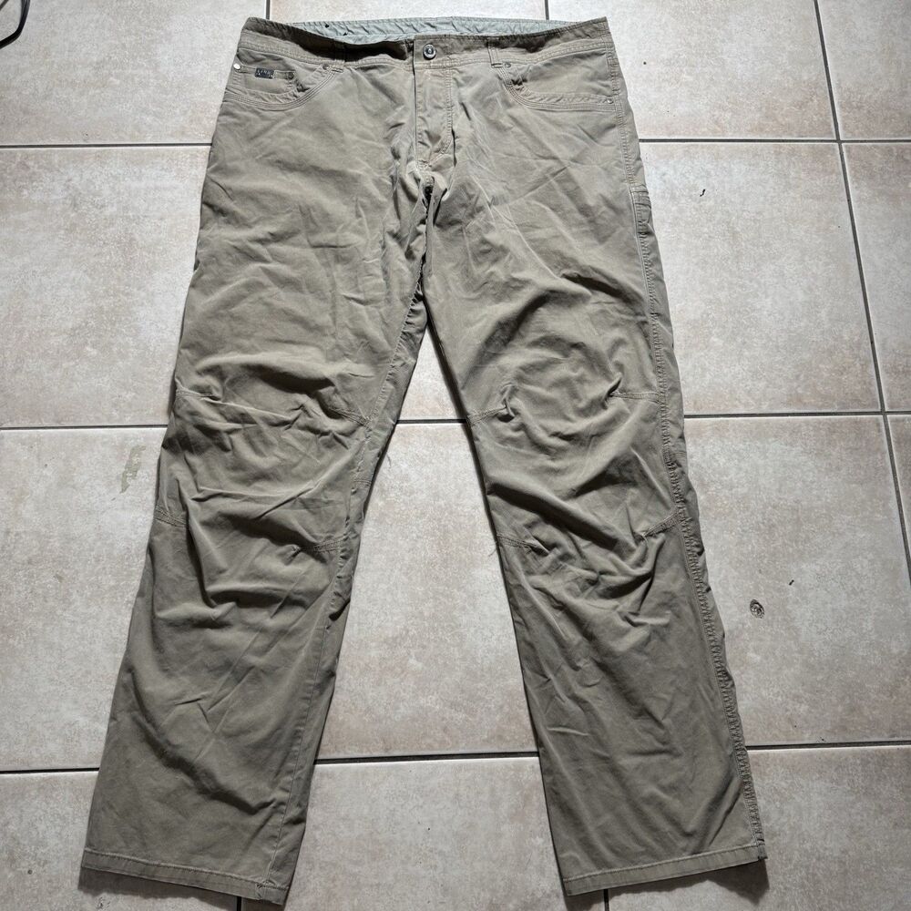 Kuhl Revolvr Men’s 40x36 Vintage Patina Dye Chino Pants Brown Outdoor Hiking
